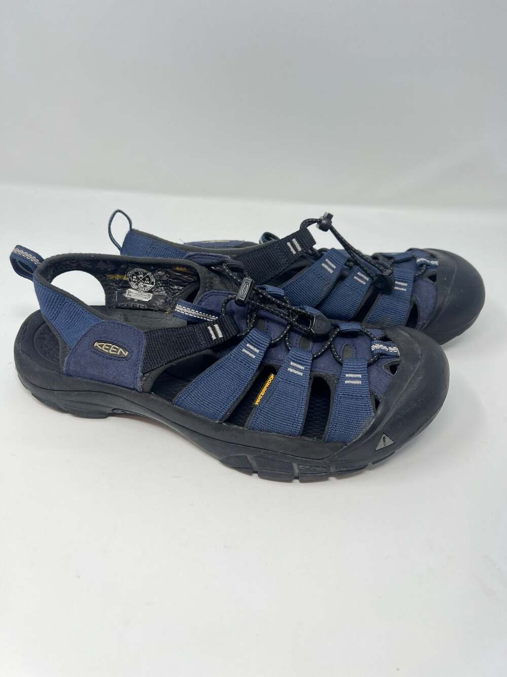 KEEN Newport H2 Sandals Men's Navy Blue Waterproof Closed Toe Outdoors Sports Hi